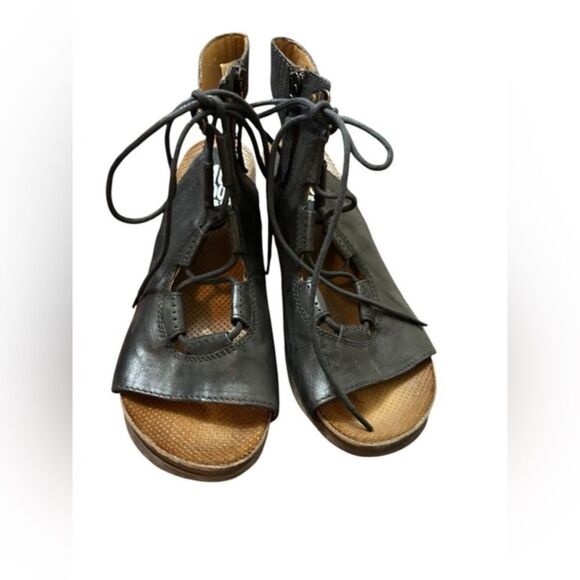 Miz Mooz lace up wedges 42 - Picture 1 of 7